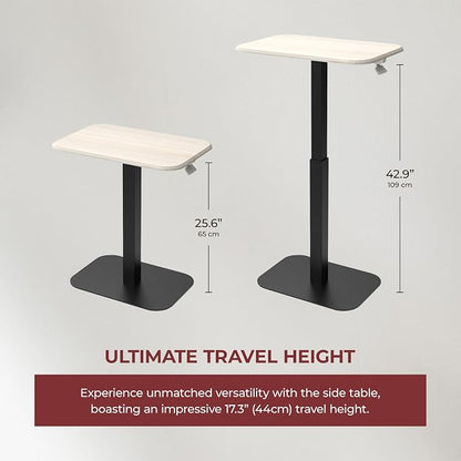 Ergohome™ ELEVANCE Table™ Effortless Height Adjustable Side Table - Image 2