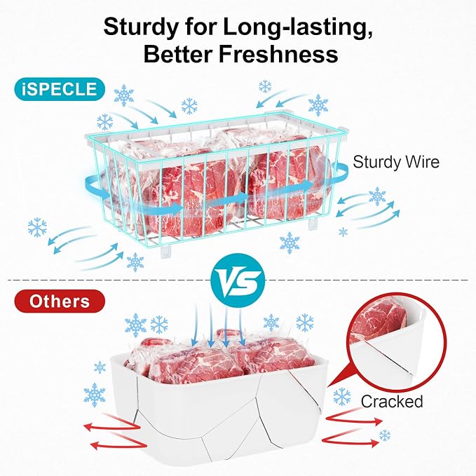 iSPECLE Deep Freezer Organizer Bins - Image 7