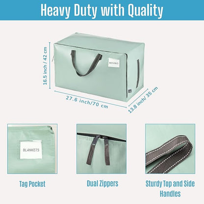 VENO 6 Pack Moving Bags and Large Christmas Decoration Storage Bins - Image 4