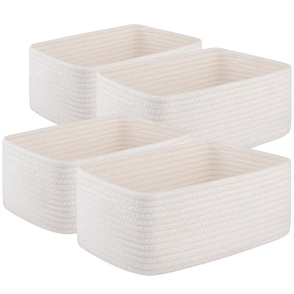 4 Pack Small Storage Shelf Baskets by OIASKET