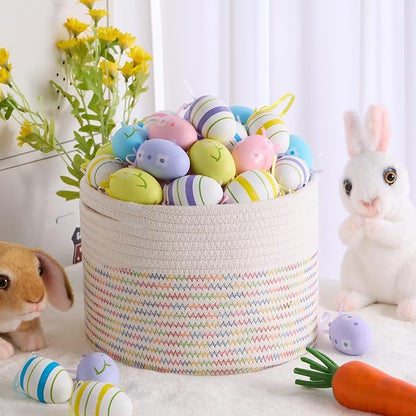 Small Basket for Organizing | Cube Shelf Closet Storage Baskets | 9.7×9.7×7.1” - Image 8
