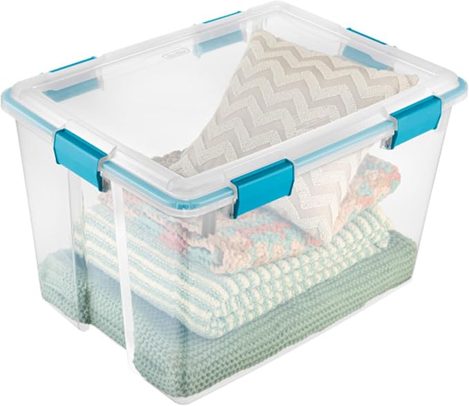Sterilite 4-Pack Gasket Box, Weather-Resistant Storage Bins - Image 8