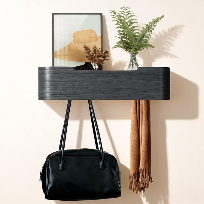 Wall Coat Rack Floating Shelves Modern Coat Rack Wall Mount by FURNAWAY