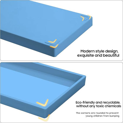 Vanity and Bathroom Tray, 11.8" ABS Countertop Organizer, Waterproof Vanity Tray - Image 7