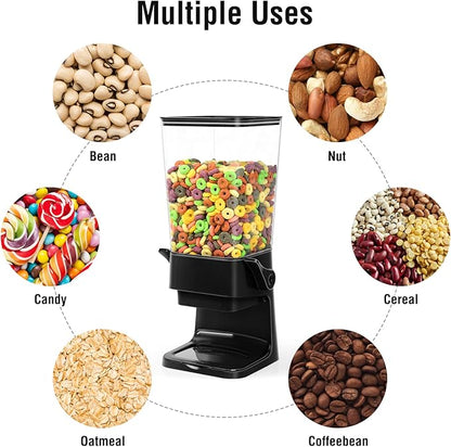 Cereal Dispenser Countertop 2 Pack 5.5 Qt Large Cereal Storage Container Holder - Image 5