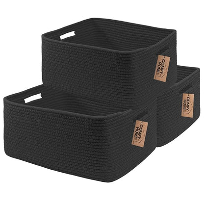 COMFY-HOMI 3 pcs Large Storage Baskets by COMFY-HOMI