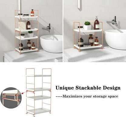 FSyueyun 2-Tier Bathroom Countertop Organizer, Tool-Less Installation Premium - Image 7