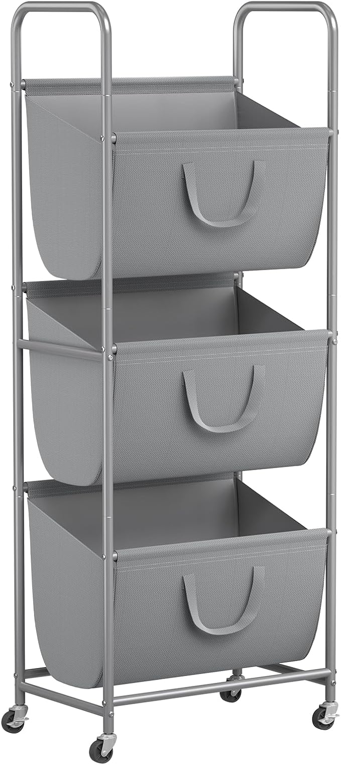 ELYKEN 120L Vertical Rolling Laundry Hamper by ELYKEN