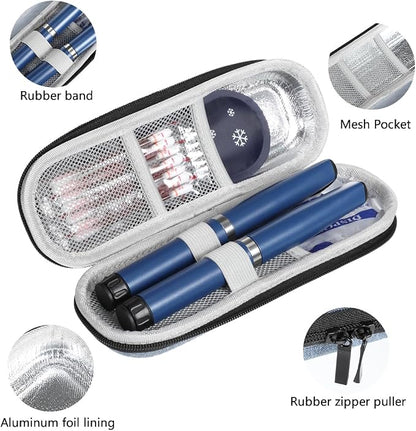 Insulin Cooler Travel Case Medication Diabetic Cooler - Image 3