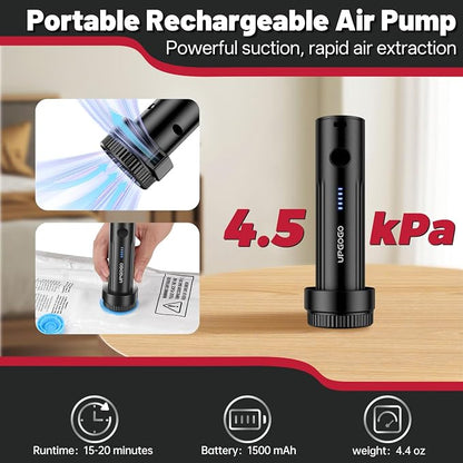 Vacuum Storage Bags with Portable Electric Pump, Vacuum Seal Bags - Image 3