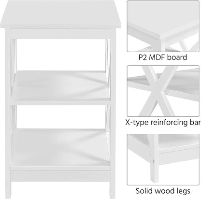 Yaheetech 3 Tier Sofa Side End Table - Image 5
