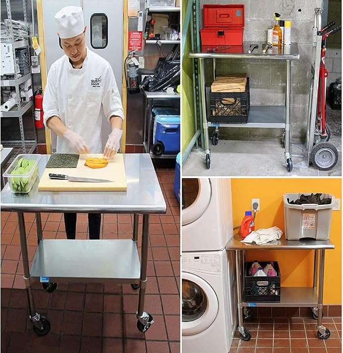 AmGood Stainless Steel Work Table - Image 5