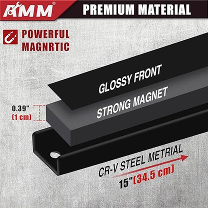 AMM 8PCS Magnetic Tool Holder Strip, Tool Magnet Bar - Image 3