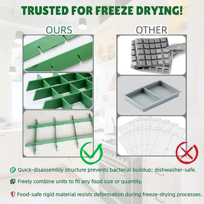 5 Sets Medium Freeze Dryer Tray Dividers Compatible - Image 4