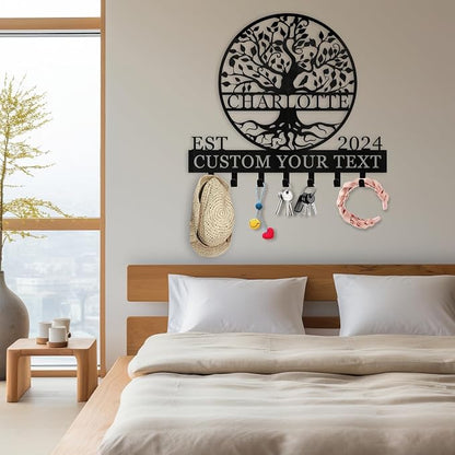 Personalized Key Holder Wall Mount - Image 4