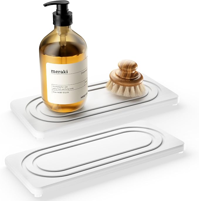 2 PCS Water Absorbing Stone Tray by MAGKOTA
