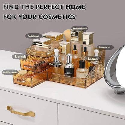 Clear Makeup Organizer for Vanity, Desk Makeup Caddy - Image 5