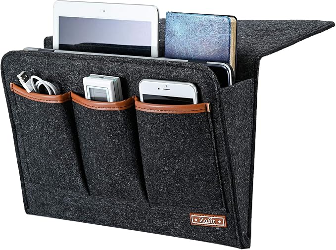 Bedside Caddy, Large Size Storage Organizer by ZAFIT