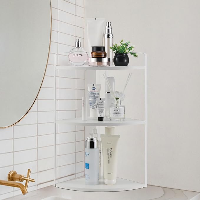 3 Tier Corner Bathroom Counter Organizer, Countertop Organizer, Vanity - Image 2