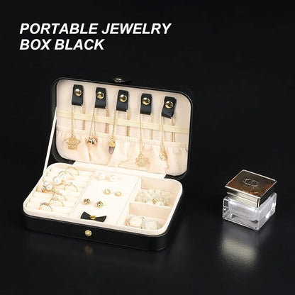 Small Jewelry Box, Travel Jewelry Case Portable Jewelry Boxes - Image 6