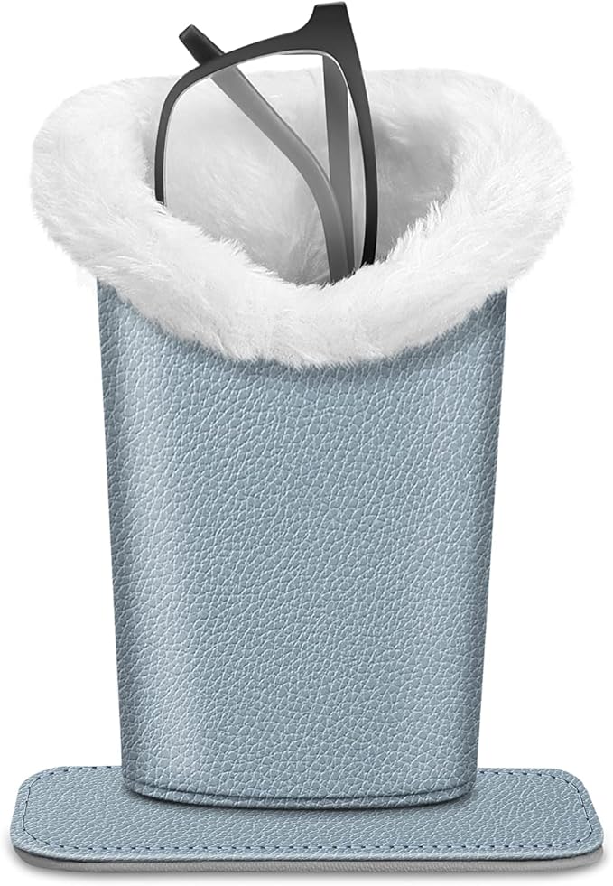 Fintie Plush Lined Eyeglasses Holder, Glasses Stand Case, Anti-scratch Glasses by Fintie