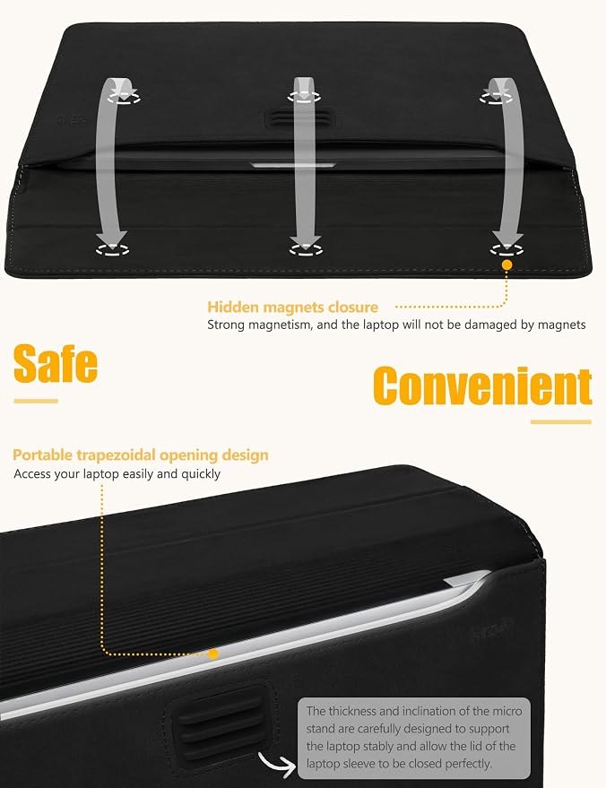 HYZUO 15-16 Inch Laptop Sleeve Case - Image 4
