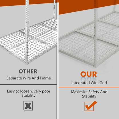 Kojem 3x6 Overhead Garage Storage Rack, 550LBS Weight Capacity - Image 6