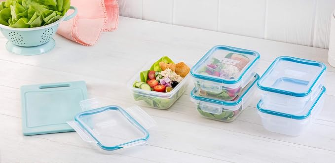 Snapware Total Solution 5-Pack Plastic Food Storage Containers Set, Leakproof & - Image 5