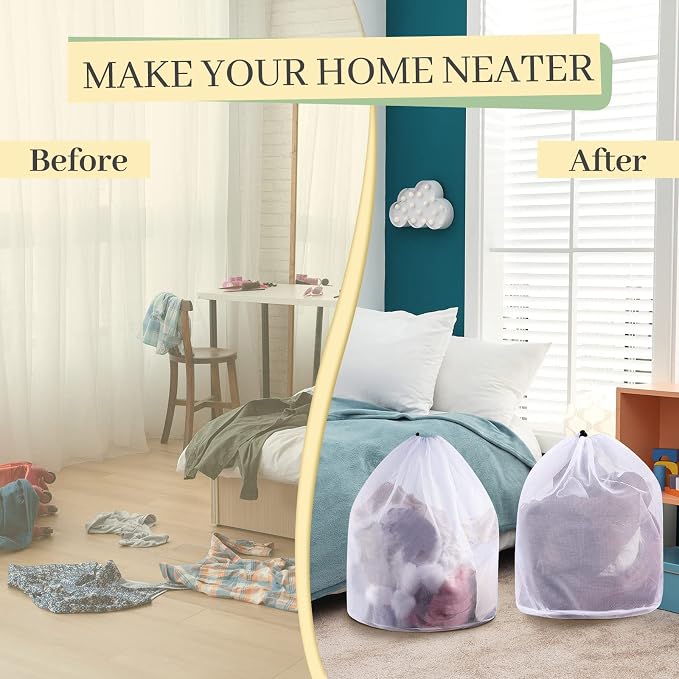 48 Pcs 24 * 32 Inches Fine Mesh Laundry Bag - Image 6