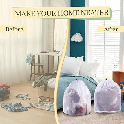 12 Pcs 24 * 32 Inches Fine Mesh Laundry Bag - Image 6