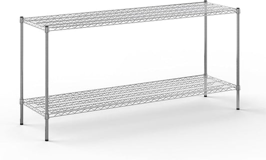 21" Deep x 72" Wide x 34" Height Wire Shelving Kit | 2-Tier | NSF Commercial by Regal+Altair