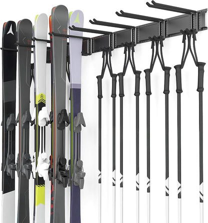 Ultrawall Ski Rack, Wall Mounted Ski Storage - Image 5