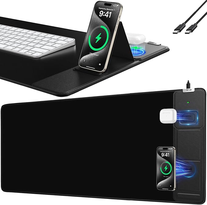 Mouse Pad, Office Desk Mat, Large Gaming Mousepad by miroddi