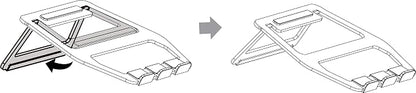 Amazon Basics Aluminum Portable Foldable Height Adjustable Support Stand - Image 8