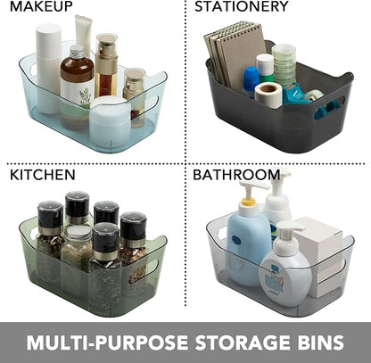 Tiawudi 8 Pack Plastic Storage Bins, Home Edit and Cabinet Organizers - Image 7