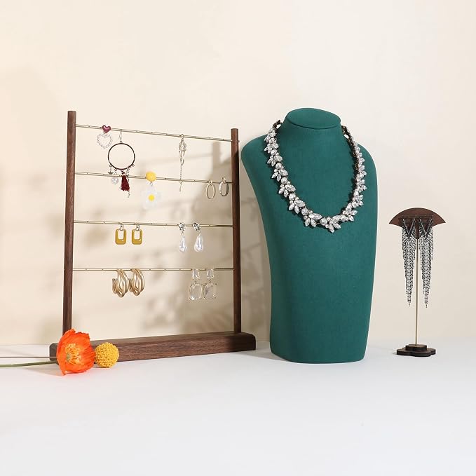 GemeShou Walnut earrings display stand - Image 9
