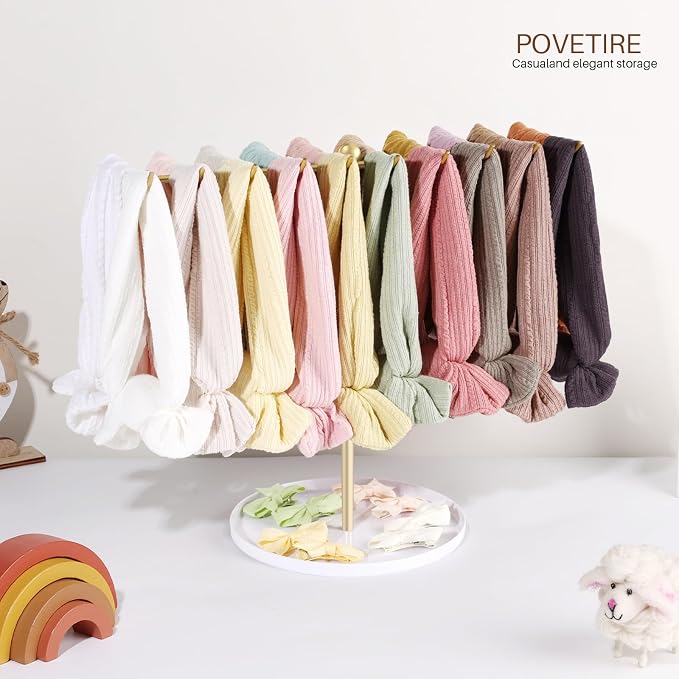 POVETIRE Baby Headband Holder Hair Bow Organizer - Image 7