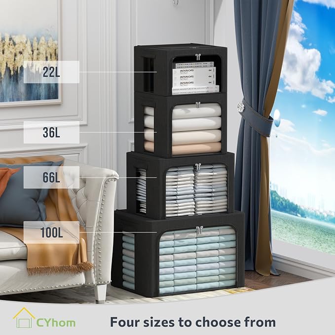 CYhom Clothes Storage Bins Box - Image 3