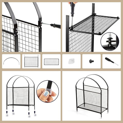 PUERSI Freestanding Magazine Holder – Modern Touch Handbag Design, Magazine - Image 6