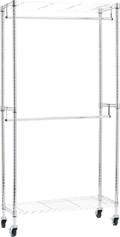 Amazon Basics Adjustable Clothes Rack by AmazonBasics