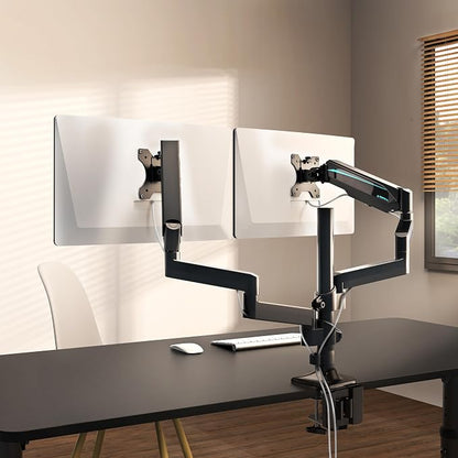 EUREKA ERGONOMIC Dual Monitor Stand, Fully Adjustable Gas Spring Double Monitor - Image 7