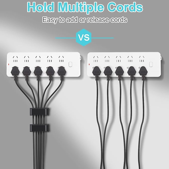 50 PCS Black Cable Clips - Image 5