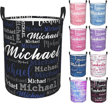 Custom Name Laundry Hamper, Personalized Laundry Baskets by PersonalizedGift