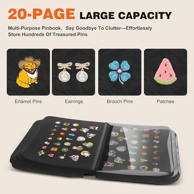 Enamel Pin Display Bag & Pin Trading Book - Image 2