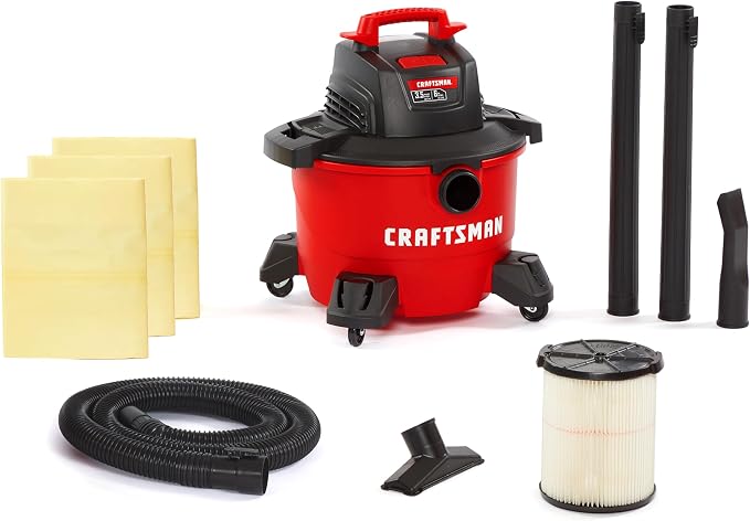 Craftsman CMXEVBE17584 6 Gallon 3.5 Peak HP Wet/Dry Vac, Portable Shop Vacuum by Unknown