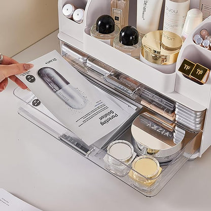 Makeup Organizer with Drawers for Vanity, Bathroom Countertop Organizer with - Image 5