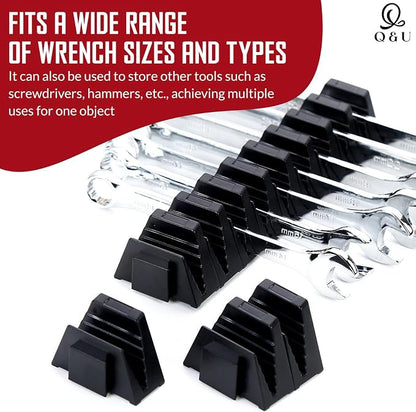 Q&U Wrench Organizer Modular System – 24 PCS Magnetic Wrench Organizer - Image 4