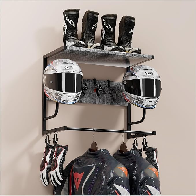 Motorcycle Helmet Holder Wall Mounted, Helmet Holder Wall Mount by OMISRUIS