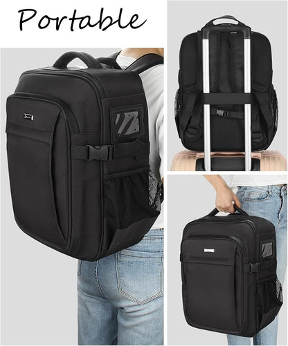Relavel Makeup Backpack, Professional Travel Train Case Makeup Artist Kit Set - Image 4