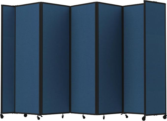 Versare Room Divider 360 Portable Wall Partition | Folding Panels | Large by VERSARE